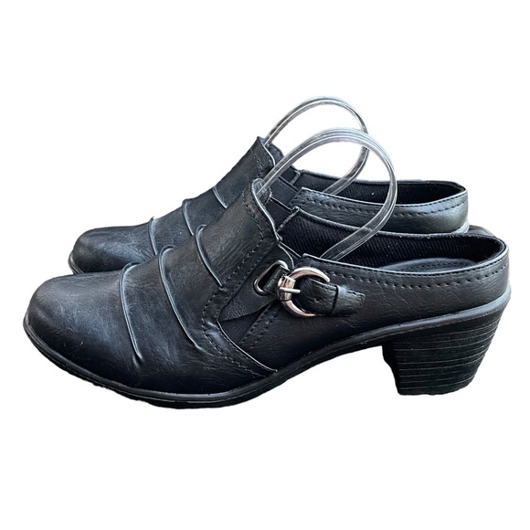 Easy Street Comfort Wave Black Clogs Mules Womens Shoes Size 11 - Picture 13 of 15